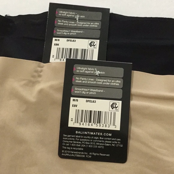 Bali Easylite Hipster Panties - 2 Pairs Size M / 6 - Picture 4 of 5
